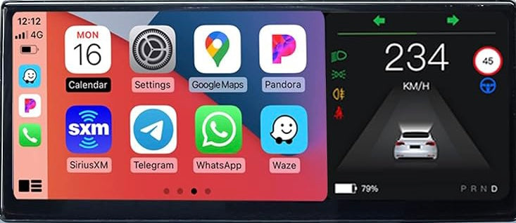 CARPLAY - TESLA 3 & Y - GRAND ÉCRAN