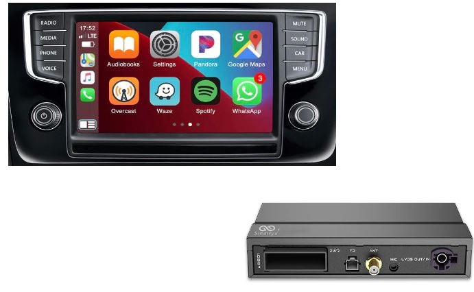 BOÎTIER CARPLAY - VOLKSWAGEN GOLF 7 / TIGUAN (2013-2019)