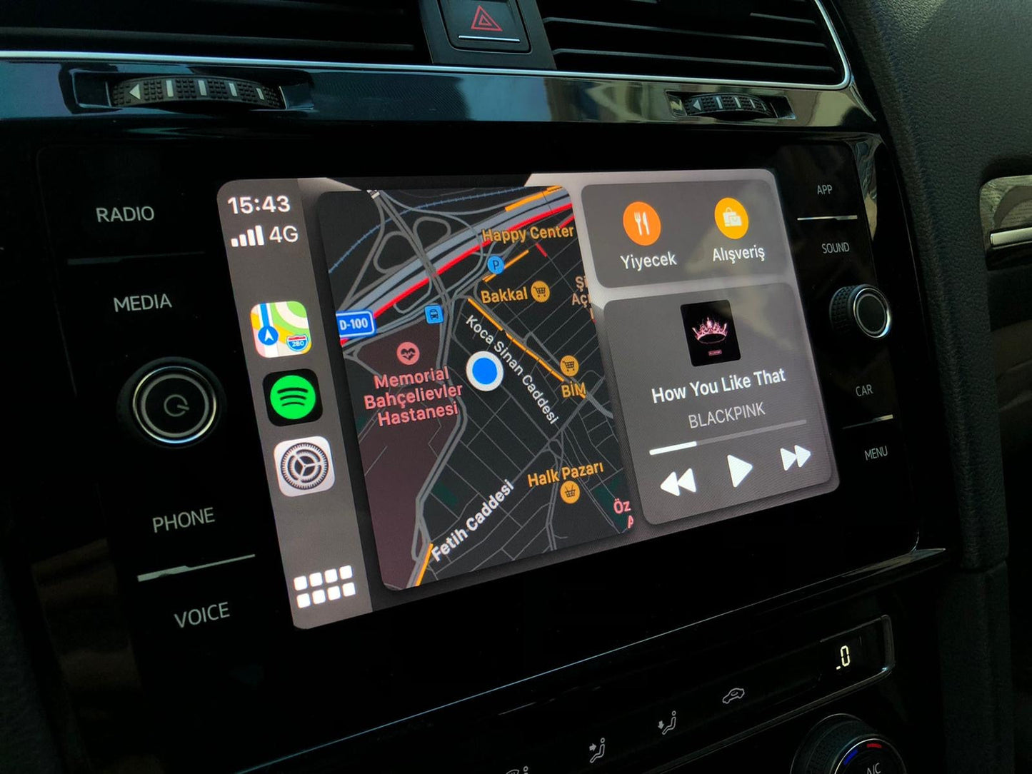 BOÎTIER CARPLAY - VOLKSWAGEN GOLF 7 / TIGUAN (2013-2019)